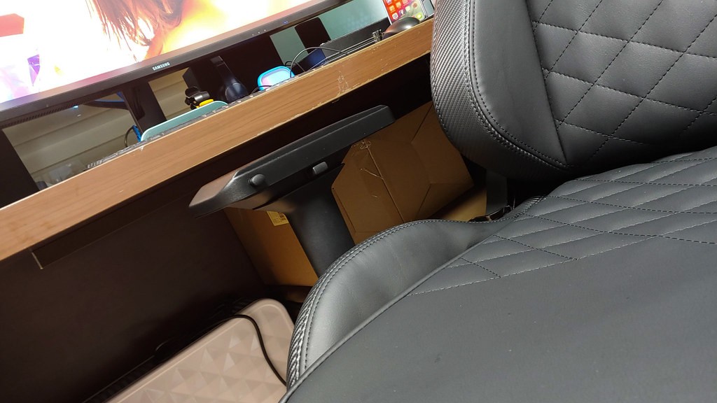 Why does my gaming chair lean forward?