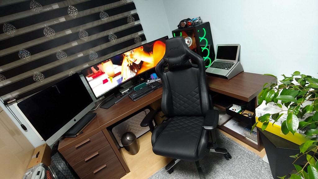 How to set up s racer gaming chair?